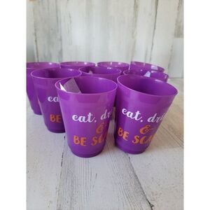 Eat Drink be scary Halloween party cup set‎ decor